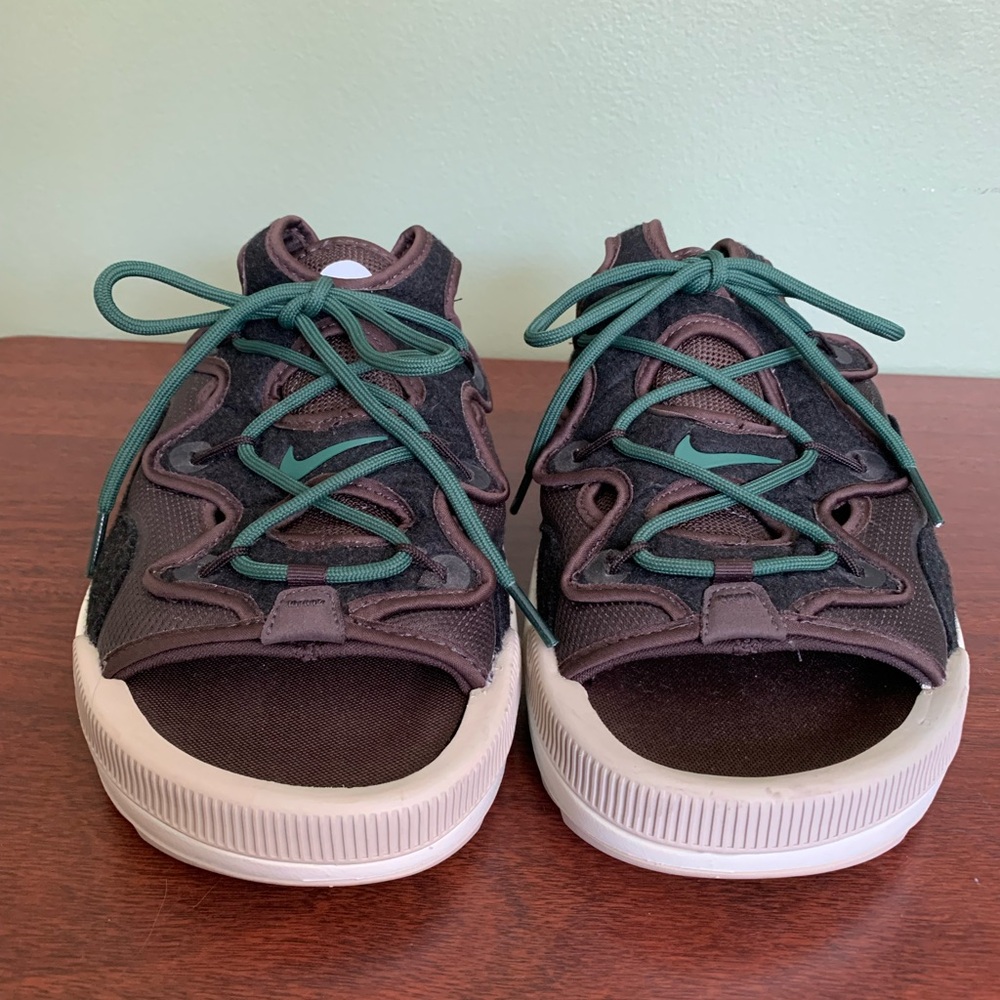 Nike | Men’s Offline 2.0 Velvet Brown Noble Green Walking Sandals - 10 - Picture 6 of 10